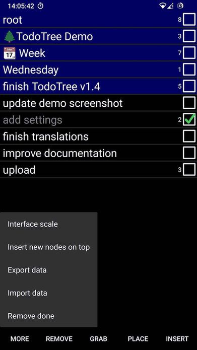 TodoTree screenshot