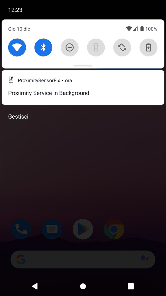 ProximitySensorFix screenshot