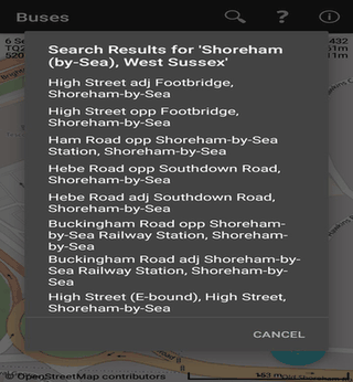 Buses screenshot