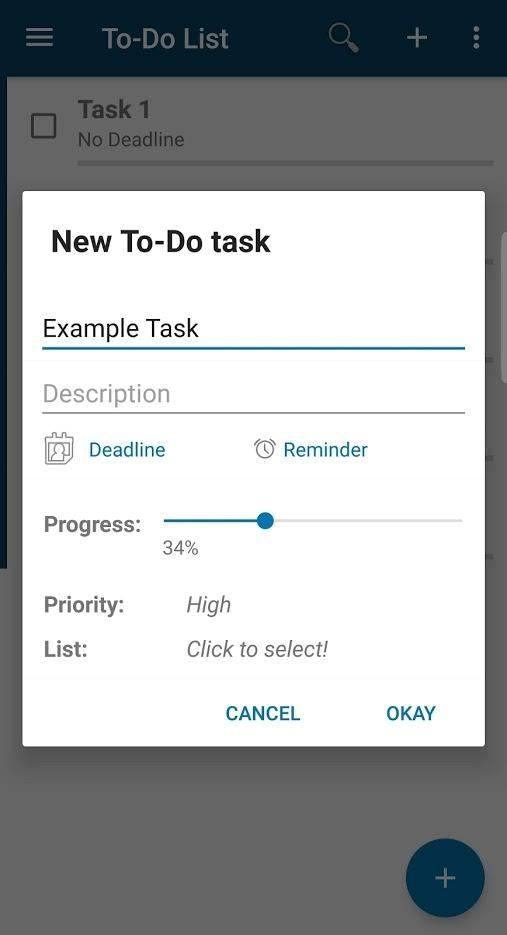 Todo List (PFA) screenshot