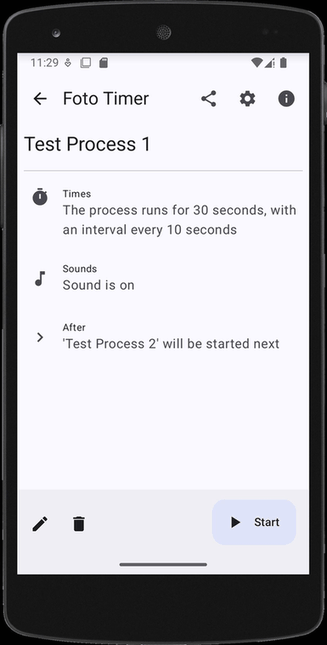 Foto Timer screenshot
