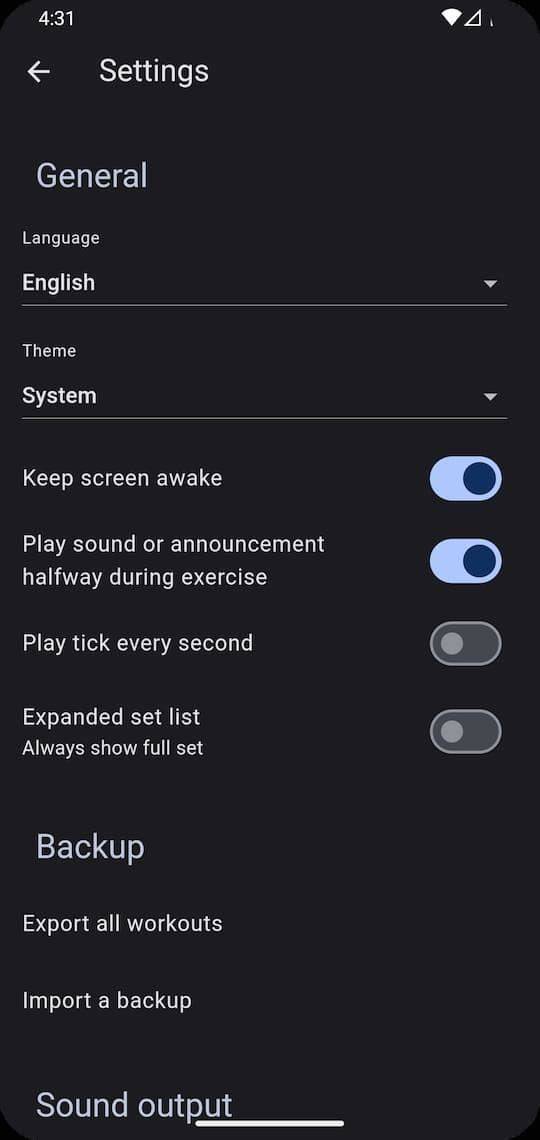 Just Another Workout Timer screenshot