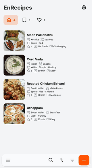 EnRecipes screenshot