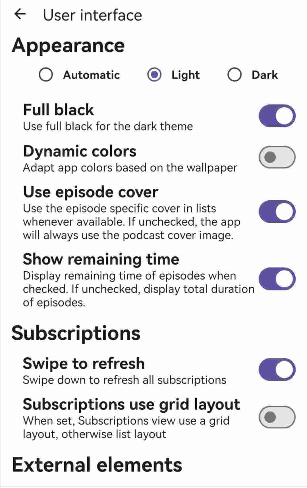 Podcini.X screenshot