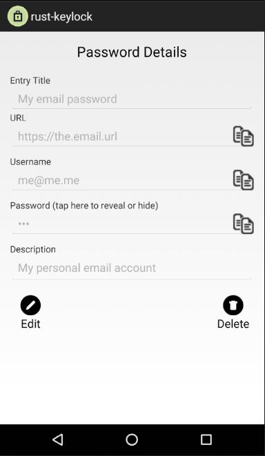 rust-keylock-android screenshot