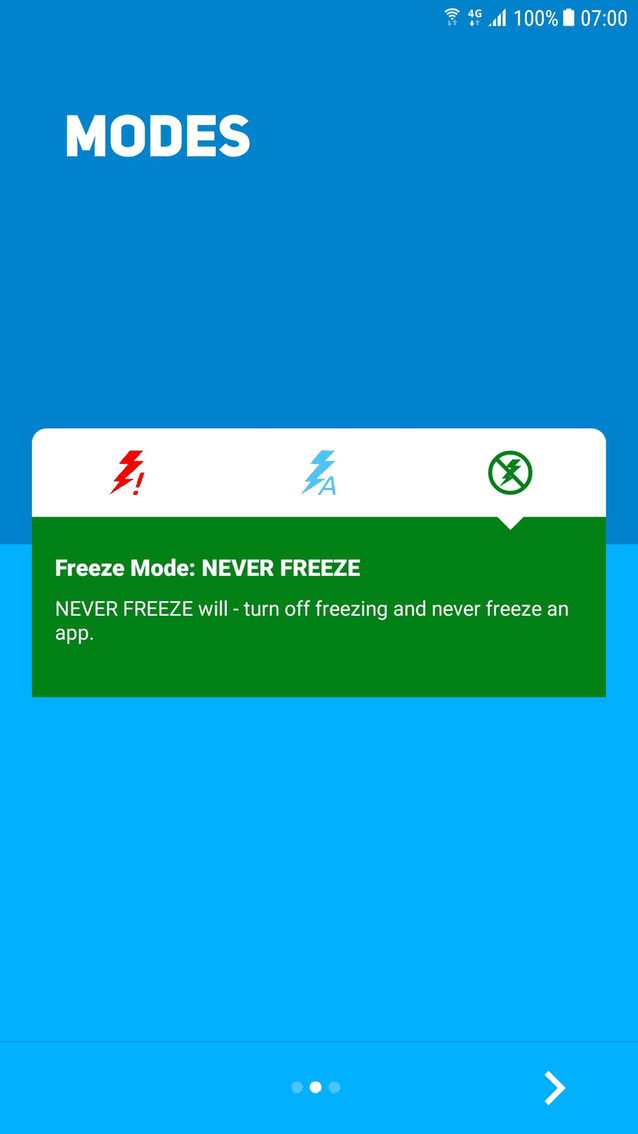 SuperFreezZ App stopper screenshot