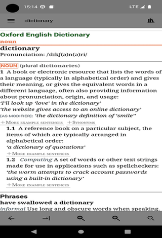 SilverDict screenshot