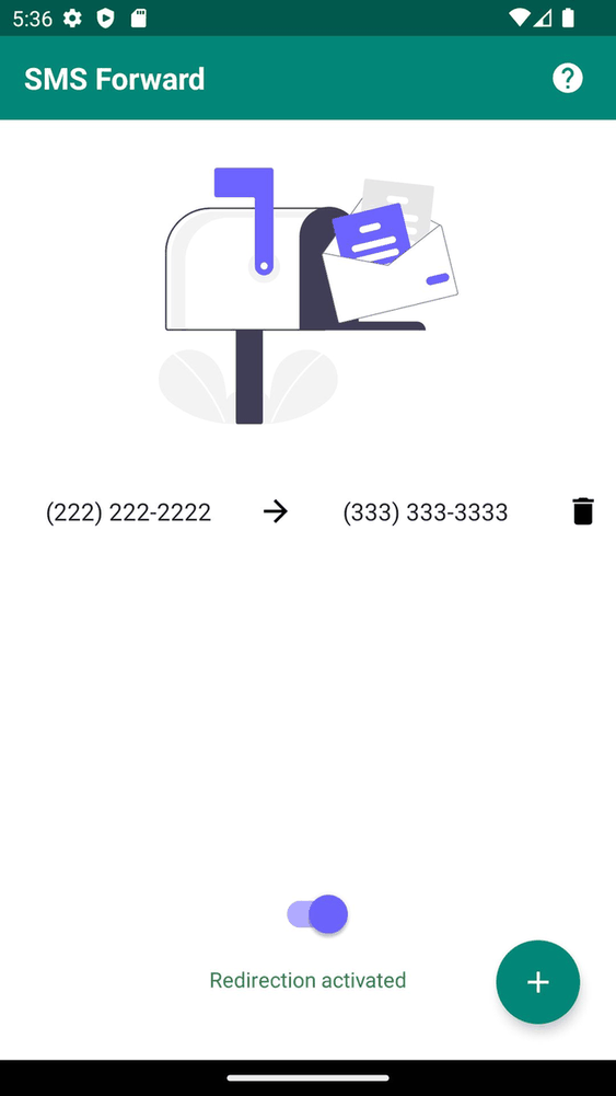 SMS Forward screenshot