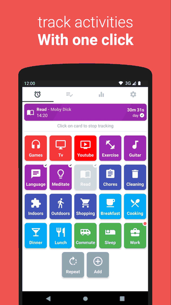 Simple Time Tracker screenshot