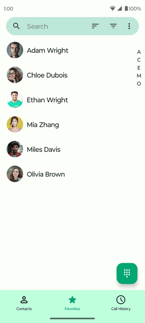 Fossify Phone screenshot