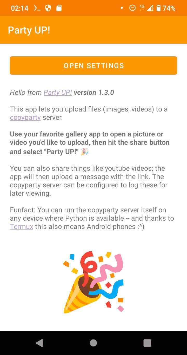Party UP! screenshot