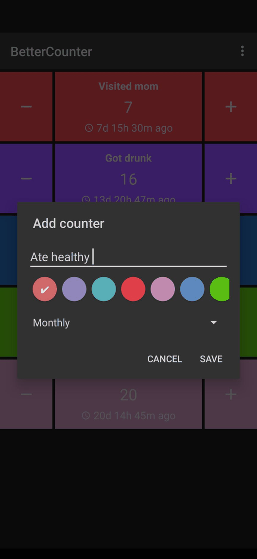 BetterCounter screenshot