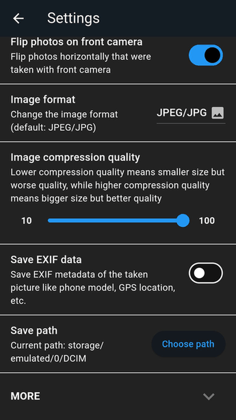 Libre Camera screenshot