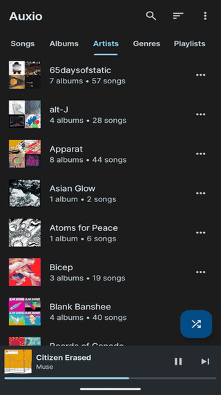 Auxio screenshot