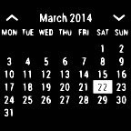 Month Calendar Widget