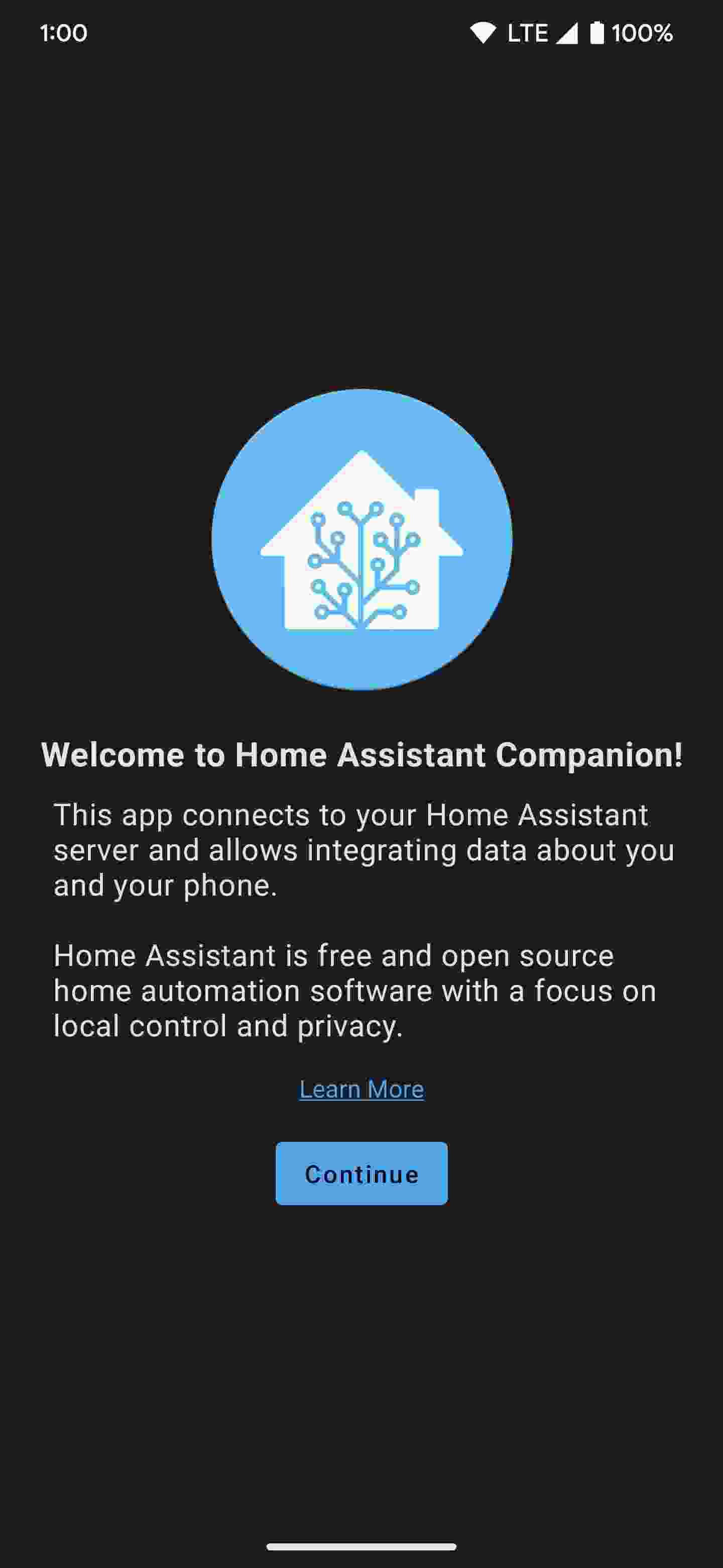 Home Assistant screenshot