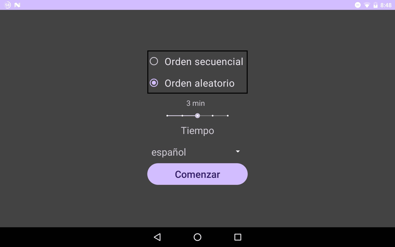 Cifras o letras screenshot