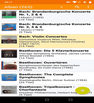 Opus 1 Music Player screenshot