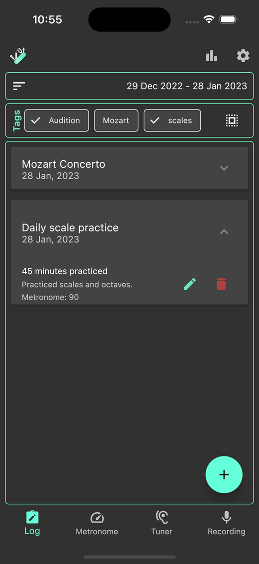 Practice Suite screenshot