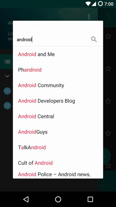 Flym DecSync screenshot