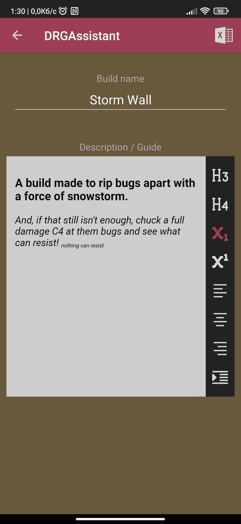 Deep Rock Galactic Assistant screenshot