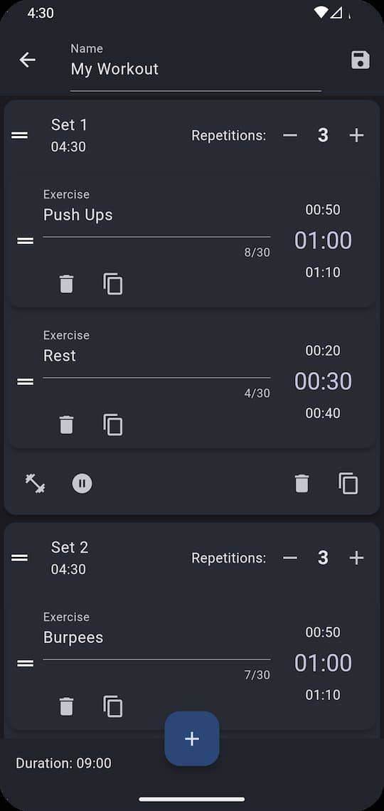 Just Another Workout Timer screenshot