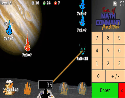 Tux Math screenshot
