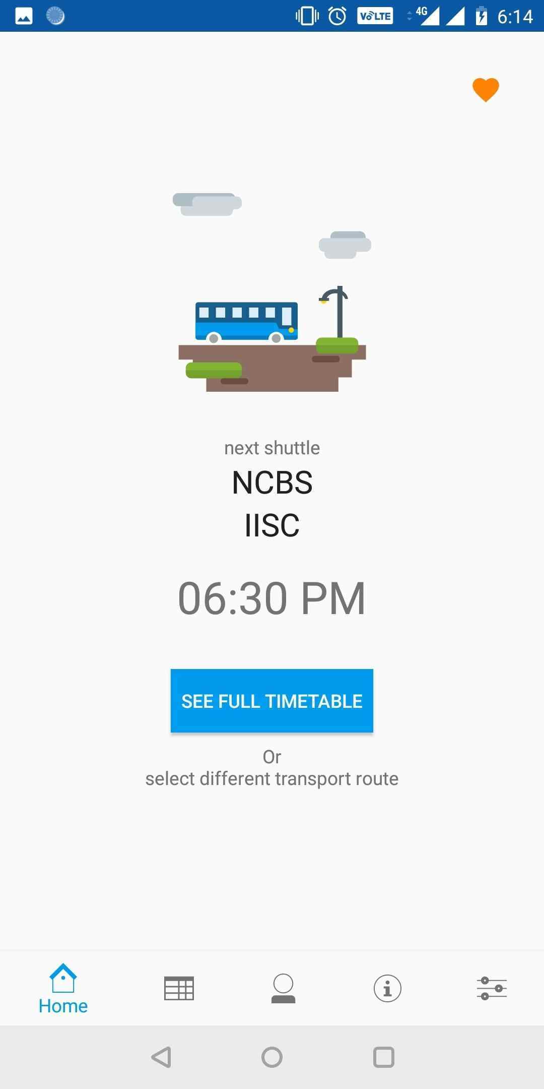 Information about NCBS screenshot