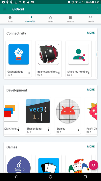 G-Droid screenshot