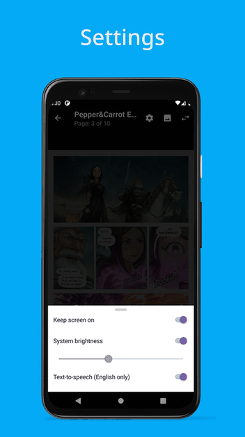 Seeneva: smart comic reader screenshot