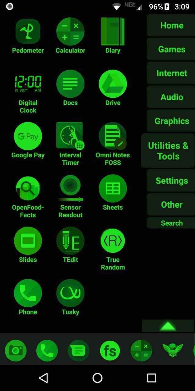 LaunchTime Homescreen screenshot