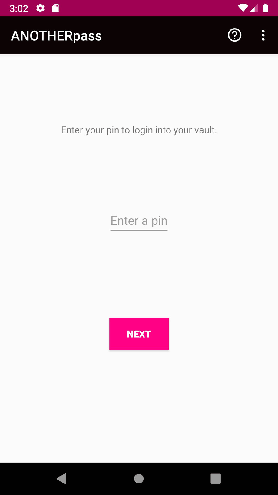 ANOTHERpass screenshot