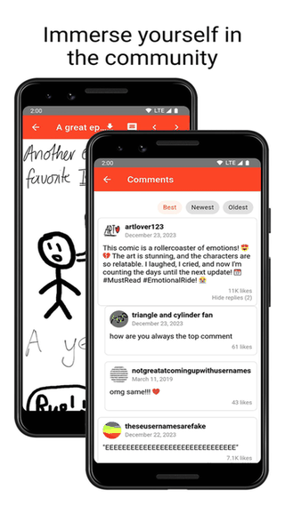OpenTapasReader screenshot