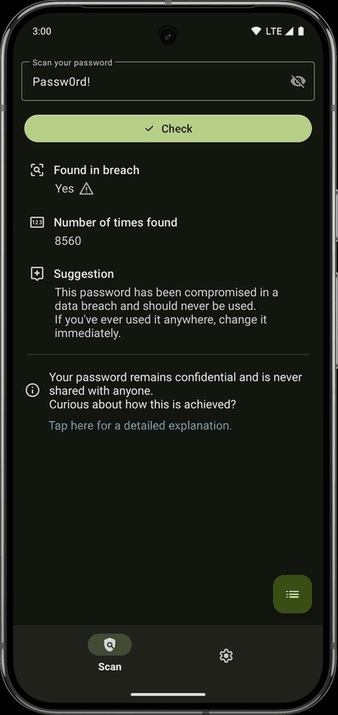 Password Monitor screenshot