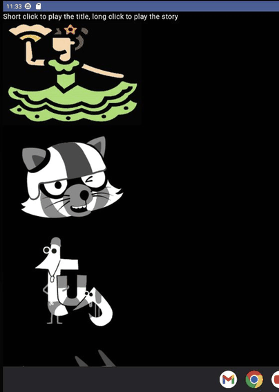 SDCard StoryTeller screenshot