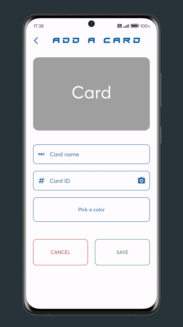 Cardabase screenshot