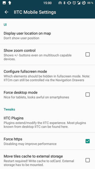 IITC-CE Mobile screenshot
