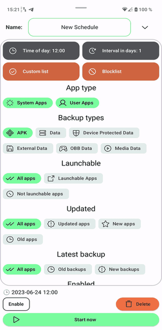 Neo Backup screenshot