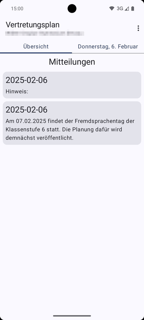 Vertretungsplan.io screenshot