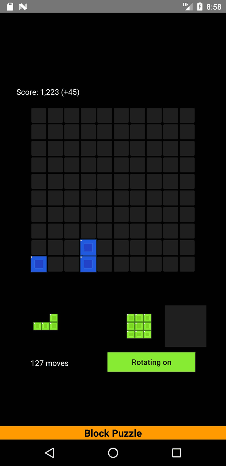 Block Puzzle Stone Wars screenshot