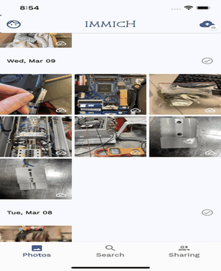 Immich screenshot