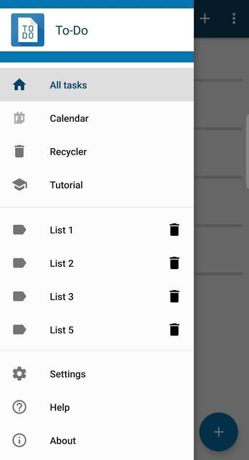 Todo List (PFA) screenshot