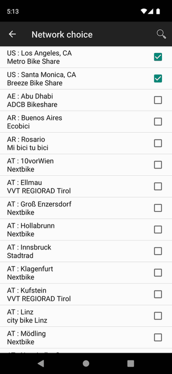 BikeSharingHub screenshot