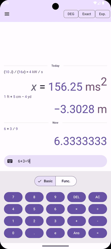 Qalculate! screenshot