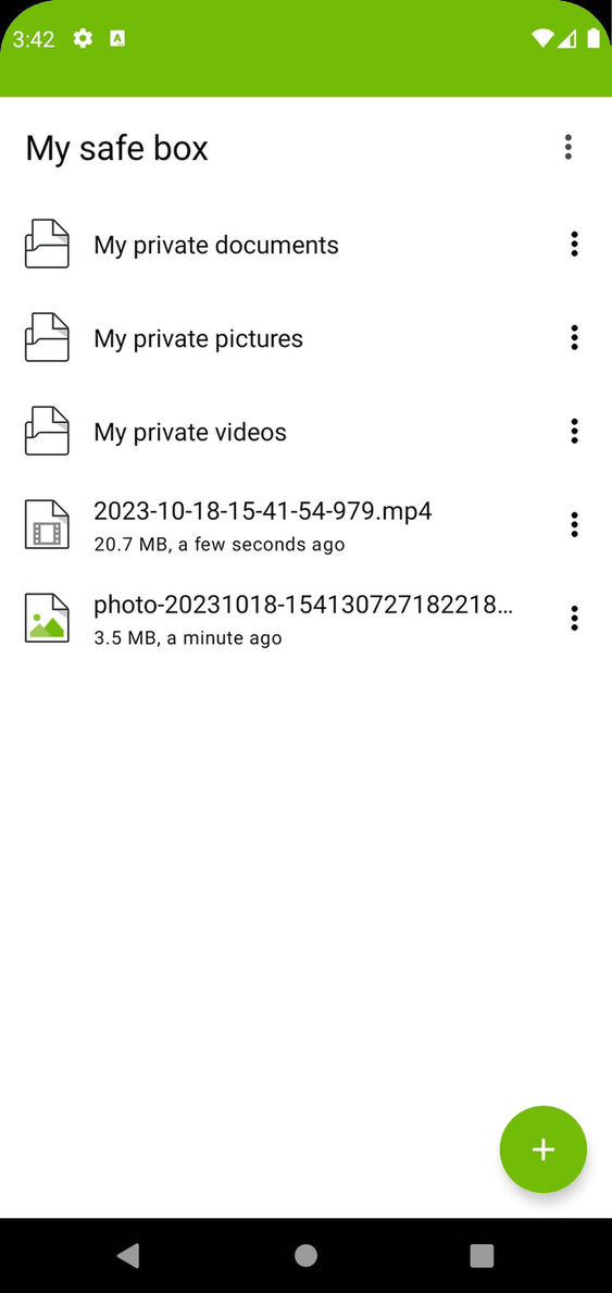 Koofr Vault screenshot