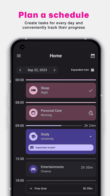 TimePlanner screenshot