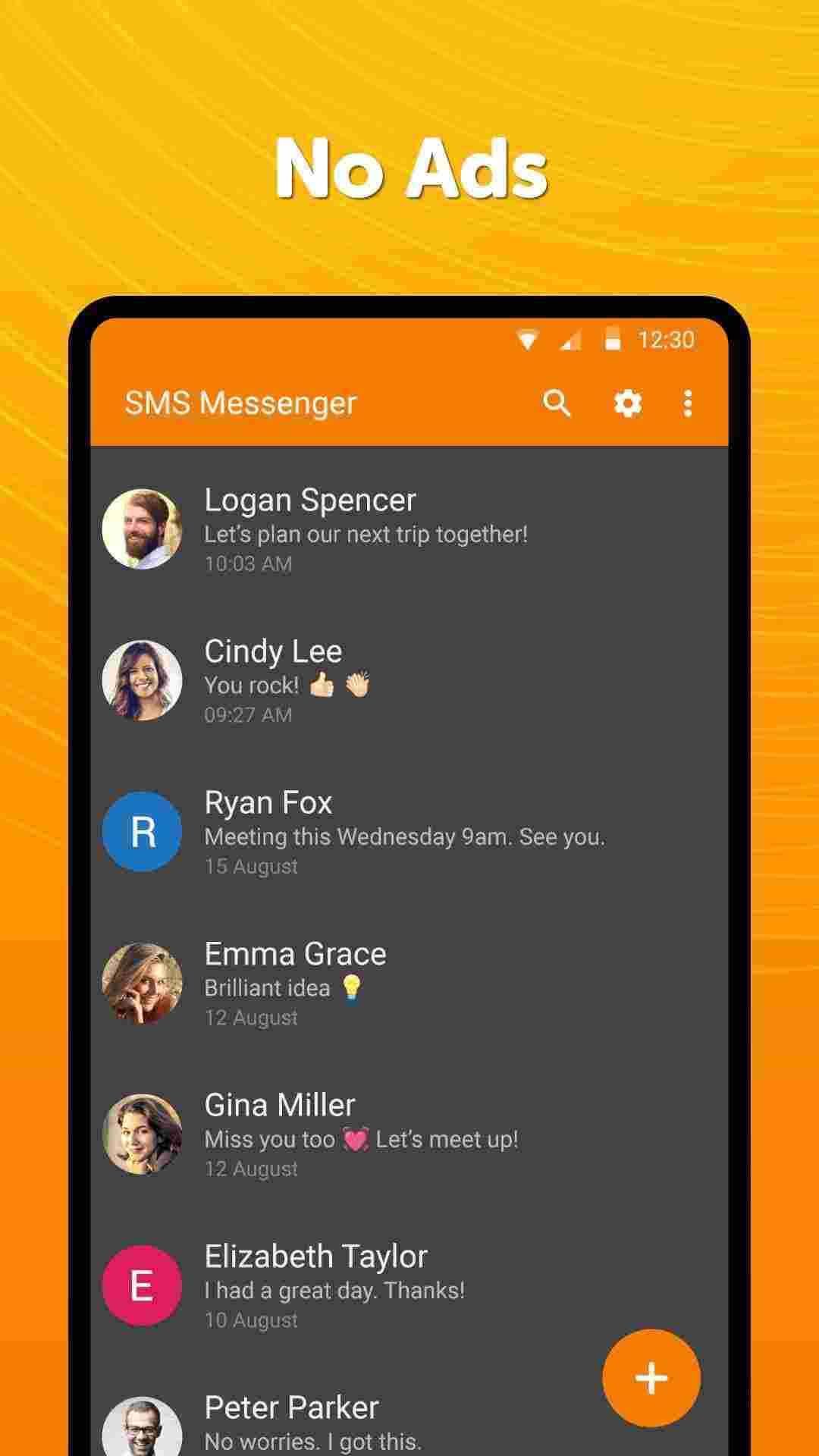 Simple SMS Messenger screenshot